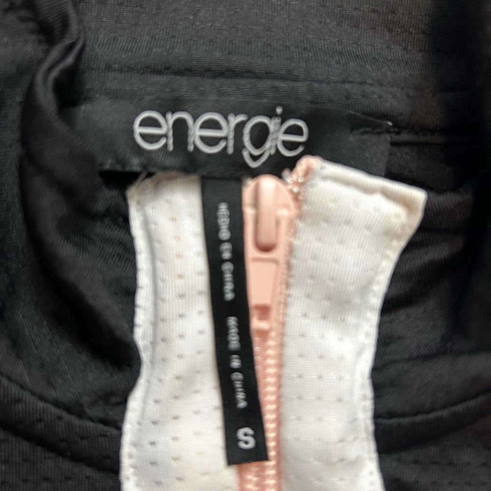 Energie Black and White Utility Jacket - Picture 3 of 4